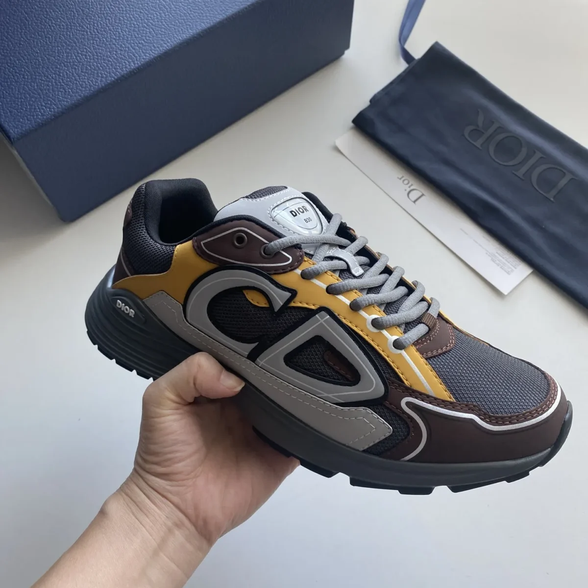 Men’s Countdown Sneaker Brown Mustard
